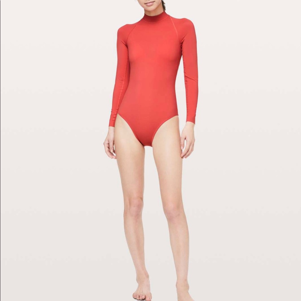 Lululemon will the wave one-piece poppy coral - Picture 3 of 6